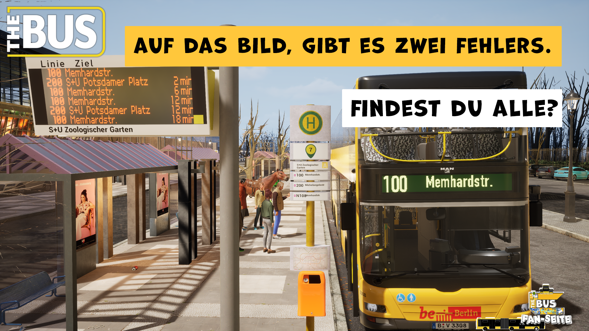 Aktuelle BVG STADT-Server innen Anzeige bild