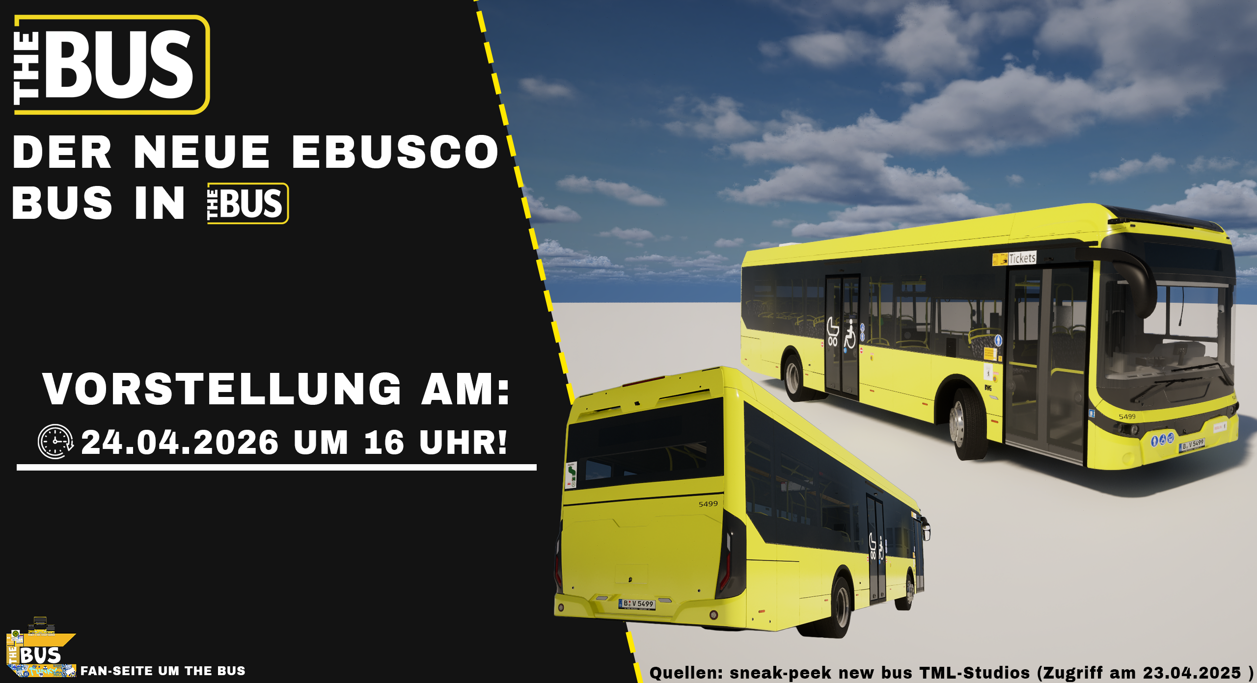 Ein Neuer Bus in The Bus Ebusco 2.2
